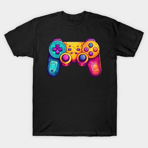 Gamepad 90s Retro T-Shirt by nickymax915